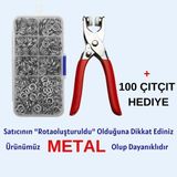 Metal El Pensesi ve Saklama Kutusu ile 100 Çıt Çıtli Hediye Seti - Seçenek 1 - Ahşap