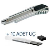 METAL Falçata Maket Bıçağı + 10 ADET YEDEK UÇ