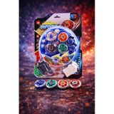 Metal Fusion Tornado Clash 5d Arenalı 4 Lü Beyblade Oyuncak Seti Çift Fırlatıcılı Set