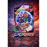 Metal Fusion Tornado Clash 5D Arenalı 4’Lü Beyblade Oyuncak Seti Çift Fırlatıcılı Set