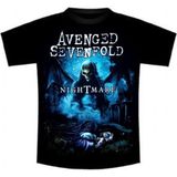 Metal Giyim Avenged Sevenfold Nightmare Siyah Erkek Tişört