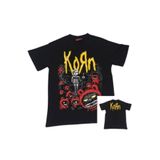 Metal Giyim Korn Siyah Erkek Tişört
