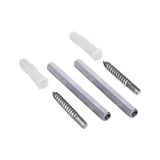 Metal Gizli Raf Tutucu Dekoratif Duvar Bağlantısı 1çift -10cm Gri