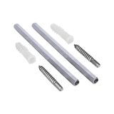 Metal Gizli Raf Tutucu Dekoratif Duvar Bağlantısı 1çift -14cm Gri