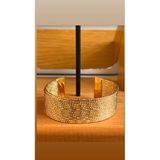 Metal Gold Renk Modern Kadın Kelepçe