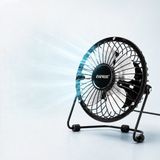 Metal Gövdeli Masaüstü Mini USB Fan - Ultra Sessiz ve Ayarlanabilir