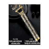 Metal Gövdeli Tıraş Makinesi – T-Bıçaklı Saç, Sakal ve Ense Kesme Makinesi, Şarjlı Profesyonel Trimmer, Lazer Çizim ve Epilasyon Öncesi Bakım Için Tıraş Makinesi - Option-1