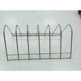 Metal Gümüş Ferforje Tabaklık Tabak Standı Paslanmaz 35 x 26 cm Tezgah Üstü Kullanım İçin