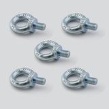 Metal Halka Civata Aybolt 5 Adet 12 Mm Aybolt Civatası Paslanmaz Çelik Montaj Sabitleme Bağlantısı