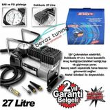 Metal Hava Kompresörü 12 Volt Çelik Gövde