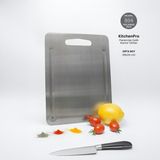 Metal Hayaller KitchenPro Klasik Paslanmaz Çelik Kesme Tahtası (Orta Boy - 26 x 34 cm)