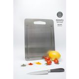 Metal Hayaller KitchenPro Klasik Paslanmaz Çelik Kesme Tahtası (Orta Boy - 26x34 cm)