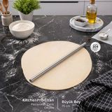Metal Hayaller Kitchenpro Titan Paslanmaz Çelik Oklava (Büyük Boy - 75 Cm)