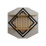 Metal Iskeletli Dekoratif Masif Raf