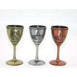 Metal Istanbul Yöresel Kadeh Bardak - Renkli - 0 - 200 ml
