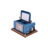Metal Kalemlik Çerçeveli Araba Temalı Dekoratif Hediyelik Knm-1404B-1290