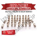 Metal Kamera Bnc Konnektörü Kaliteli Sağlam Kolay Montaj