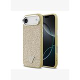 Metal Kamera Çerçeveli Üçgen Logolu Glitter Magsafe Uyumlu iPhone 17 Air Kılıf