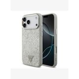 Metal Kamera Çerçeveli Üçgen Logolu Glitter Magsafe Uyumlu iPhone 17 Pro Max Kılıf