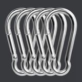 Metal Karabina, 8x80 mm, 5 Adet, Bağlantı Elemanı