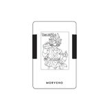 Metal Kartlık & Cüzdan - Desenli - Anime - NFC & RFID Korumalı - Paslanmaz Çelik - Siyah | Morveno (Maceracı, Anime-6)