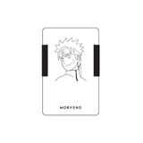 Metal Kartlık & Cüzdan - Desenli - Anime - NFC & RFID Korumalı - Paslanmaz Çelik - Siyah | Morveno (Maceracı, Anime-8)