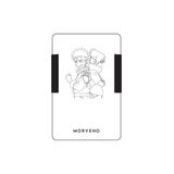 Metal Kartlık & Cüzdan - Desenli - Anime - NFC & RFID Korumalı - Paslanmaz Çelik - Siyah | Morveno (Maceracı Plus, Anime-10)