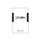 Metal Kartlık & Cüzdan - Desenli - Anime - NFC & RFID Korumalı - Paslanmaz Çelik - Siyah | Morveno (Maceracı Plus, Anime-14)