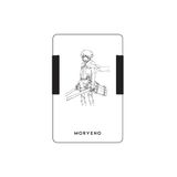 Metal Kartlık & Cüzdan - Desenli - Anime - NFC & RFID Korumalı - Paslanmaz Çelik - Siyah | Morveno (Maceracı Plus, Anime-18)