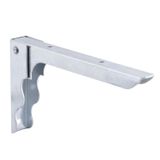 Metal Katlanır Raf Altı Ayağı 18 X 10 Cm (1 Adet) Duvara Monteli Balkon Masası Sehpası Montajı