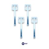 Metal Katlanır Yer Sofrası Ayağı 30 Cm Tamamı Metal 4'lü Takım