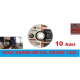 Metal Kesme -inox Kesme Taş 115x1.0x22 10 Adet