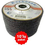 Metal Kesme Metal Çapak Alma Taşlama 115X6.4X22.23MM - 10LU Paket 2 Yıl 800 - 1200 Watt