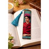 Metal Kitap Ayracı - Frida Kahlo Kelebekler