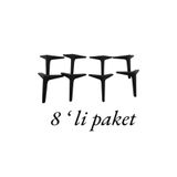 Metal Koltuk, Kanepe, Dolap, Berjer, Tv Ünitesi Ayağı 18 Cm 8Li Paket