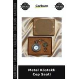 Metal Köstekli Cep Saati Dekoratif Saat Baba Hediyesi Trend Hediyeler