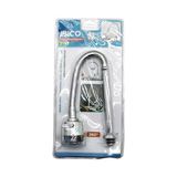 Metal Kubar - Batarya Borusu Krom Topaç Başlık= Kademeli 360 Derece Yaylı Anti Twist Vakumlu Ambalaj Go53/03842