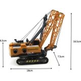 Metal Kule Vinç 1:55 İnşaat Makinesı Oyuncak İş Makinesı