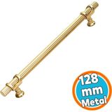 Metal Kulp 128 Mm-12.8 cm Mobilya Dolap Çekmece Mutfak Dolabı Kapak Kulpları Kulbu Kulpu Altın