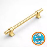 Metal Kulp Kulpu 224 Mm Çekmece Mutfak Mobilya Dolabı Dolap Kulpları Kulbu Altın Gold
