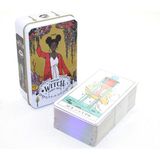 Metal Kutulu Tarot Kartı Witch
