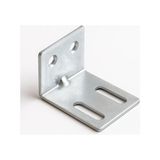 Metal L Demiri 30X25X38 mm (50 Adet) Raf Mobilya Köşe Destek Aparatı Dayanıklı Duvar Sabitleme Seti - 00-Siyah - Beyaz