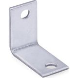 Metal L Gönye Köşe Bağlantısı 15X25X25X2MM 10 Lu - gri