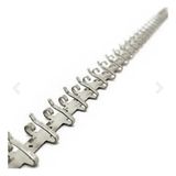 Metal Malzeme Gümüş Renk Bir Metre 92 Kancalı Tesbih&takı Sergileme Askısı