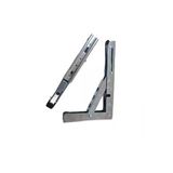Metal Mandallı Katlanabilir Masa Konsolu Çinko 30Cm (1Çift)