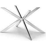 Metal Masa Yemek Masası Toplantı Masası Ayağı 150X78X71 cm Mobilya Ayağı - Gümüş - Masa Ayagı