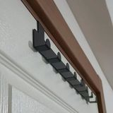 Metal Mat Siyah Amerikan Kapı Arkası Askılık Organizer Ve Banyo Kapı Arkası Askılık