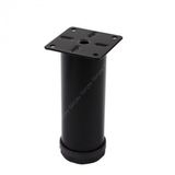 Metal Mobilya Ayağı Siyah Çap 42mm - 12cm ( 4 Adet)