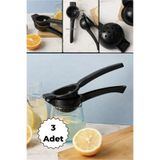 Metal Narenciye ve Limon Sıkacağı – Dayanıklı El Tipi Meyve Sıkma Aparatı (3 Adet) FL-0030