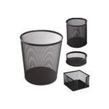 Metal Ofis Seti 4'lü Çöp Kutulu Glb001 Fx GLB0011